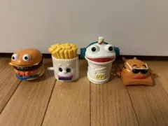マクドナルド　ロッキンフード　コンプリート　中古　美品　フィギュア　4体