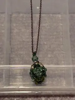 ハンドメイド ビーズネックレス