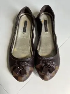 ルイヴィトン ラブリーライン フラットシューズ LV ダミエのサムネイル