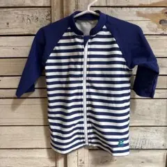 ユナイテッドアローズグリーンレーベル　キッズベビー　ボーダーラッシュガード