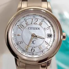 CITIZEN クロスシー EC1145-58X 20周年限定 ダイヤ 白蝶貝