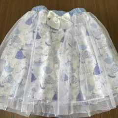 プリンセス柄 チュールスカート