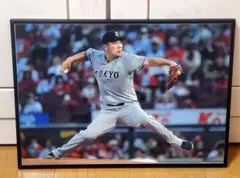 読売ジャイアンツ田中将大 NPB日米通算200勝！A3サイズポスターフレーム付き