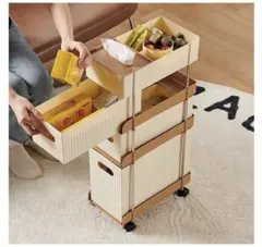 美品】ボビーワゴン レプリカ リプロダクト 2段 オレンジ - メルカリ
