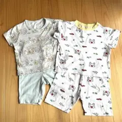 UNIQLO ベビーパジャマ すみっコぐらし　　ノンタン パジャマ80cm