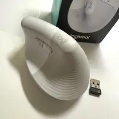 Logicool エルゴノミックマウス LIFT ペイルグレー M800PG