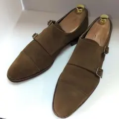 美品】TLB Mallorca ポロブラウンスエード シングルモンクUK8.5 - メルカリ