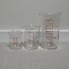 iwaki(イワキ) 計量カップ 100ｍl・200ml・500ml 3個セットのサムネイル