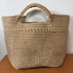 麻紐はしごレーストートバッグ