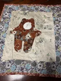 87才母の作品 イマジンアップリケキルト