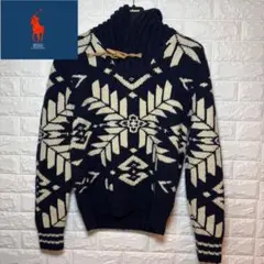 希少 Polo Ralph Lauren ハンドニットセーター L