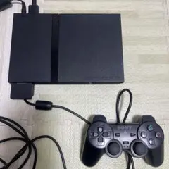 PlayStation 2 本体 ブラック コントローラー付き