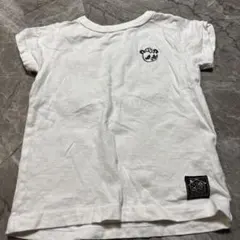 STORIES グラグラ半袖Tシャツ ホワイト パンダ刺繍　90センチのサムネイル