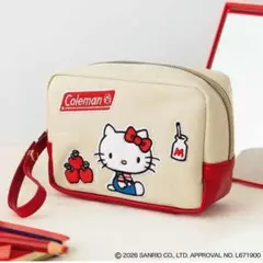 InRed 10月号増刊付録 Coleman ハローキティ ポーチ