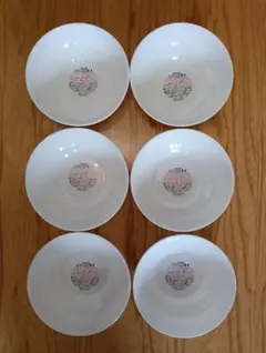 ヤマザキ春のパン祭りパンまつりのお皿2025年白いデリシャスボウル6枚