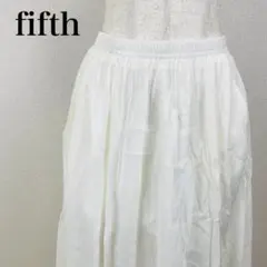 美品 fifth フィフス マキシ スカート ギャザー 0934B