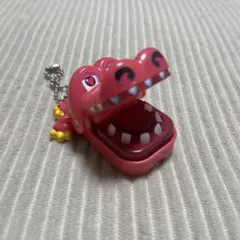 ピンク ワニパックン カプセルトイ キーホルダー付き