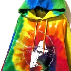 ポート&カンパニー ニューイングランドカトリック総柄 パーカータイダイL古着