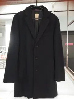 backnumberバックナンバー黒 チェスターコート Ｍ