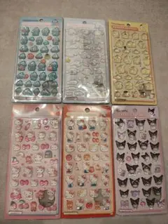 ボンボンドロップシール（6枚セット）　【※週末限定価格】