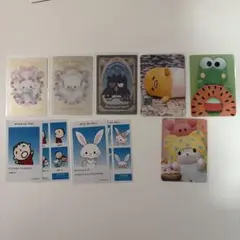 산리오 캐릭터즈 웨이퍼스 증명사진 카드 세트