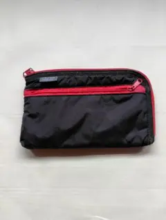 PSP周辺機器用黒赤ポーチ