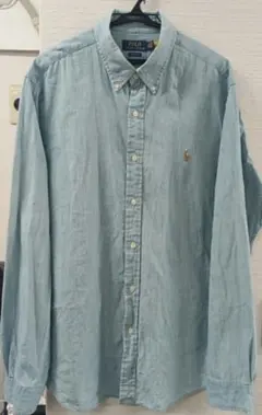 ポロ ラルフローレン ボタンダウンシャツシャンブレーシャツ 185/104A