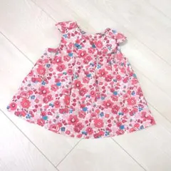 専用になります。Jacadi リバティプリント　花柄襟付きブラウス　２４М