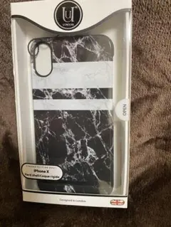 iPhone X 大理石模様ハードシェルケース　新品