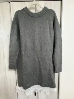URBAN RESEARCH ニットワンピース グレー