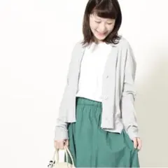 coen ＵＶカット Ｖネックカーディガン