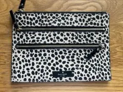 kate spade new york ヒョウ柄 クラッチバッグ