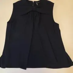 完売 YOKO CHAN ボトルネックロングリボンドレス ヨーコチャン