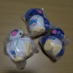 タキシードサム×ピングー ぬいぐるみマスコット ガチャ 3体セット