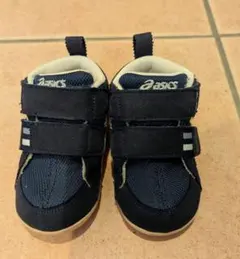 アシックス　ハイカット　asics スクスク　13cm ネイビー