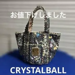超美品！CRYSTALBALL（クリスタルポール）イラストがが可愛いトートバッグのサムネイル
