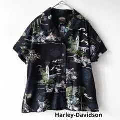 Harley-Davidsonハーレーダビッドソン アロハシャツ Lサイズのサムネイル