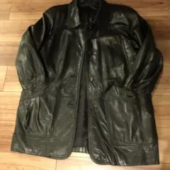 黒 レザー ジャケット Mサイズ Partina古着90s 菅田将暉