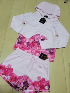 DaTuRa ダチュラ 花柄セットアップ ピンク