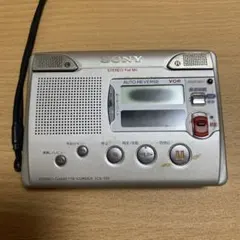 SONY カセットプレーヤー 2個セット録音再生TCM50とTCS-100 SONY カセットプレーヤー 2個セット録音再生TCM50とTCS-100 SONY