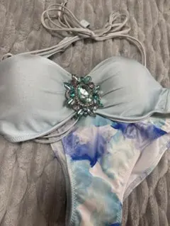RADY ビジュー付きセパレート水着 ビキニ ブルー系のサムネイル