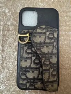Dior iPhone12pro スマホケース　ディオール　サドル