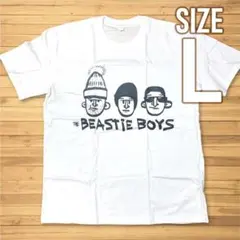 新品未使用★ビースティボーイズ Tシャツ L 白 バンドTシャツ ロックTシャツ