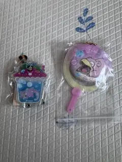 ニャスパー ポケモン 韓国 ガチャ うちわ 缶バッジ シェイカー