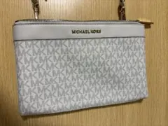 MICHAEL KORS ショルダーバッグ ホワイト/グレー レディバッグ