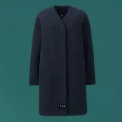 UNIQLO アウター フリースカーディガン ノーカラージャケット L