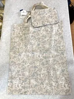 【値下げました】WEDGWOOD 花柄トートバッグと小物入れセット