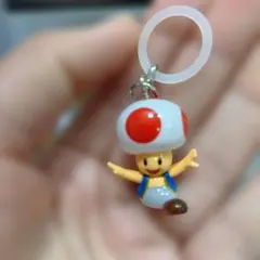スーパーマリオ キノピオ ミニフィギュア キーホルダー