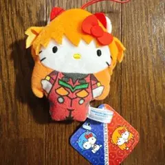 希少 タグ付 エヴァンゲリオン アスカ×ハローキティ マスコット2012年