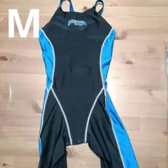 フィッタ Mサイズ 水着 黒/青 スリムフィット